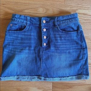 jean skirt!